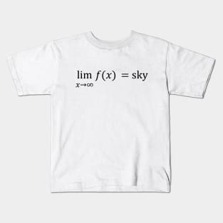 The Sky Is The Limit (Black) Kids T-Shirt